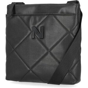 Women's Lakeside Signatures Jacquard North South Cross body Black Shoulder Bags